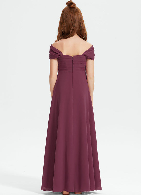 Robe Ceremonie Grande Taille Bordeaux - gallery 2
