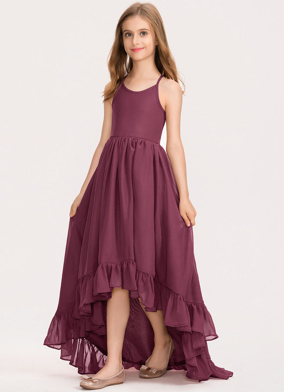 Robe Cérémonie Asymétrique Enfant - gallery 5