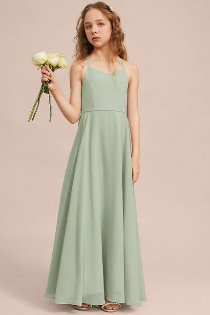 Robe Cérémonie Longue Vert Deau - gallery 5