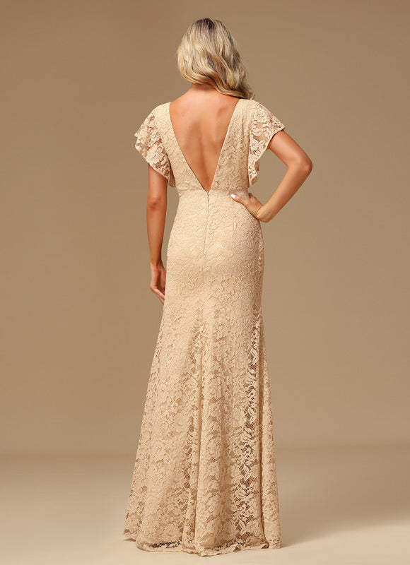 Robe Cérémonie Dentelle Lavande - gallery 5