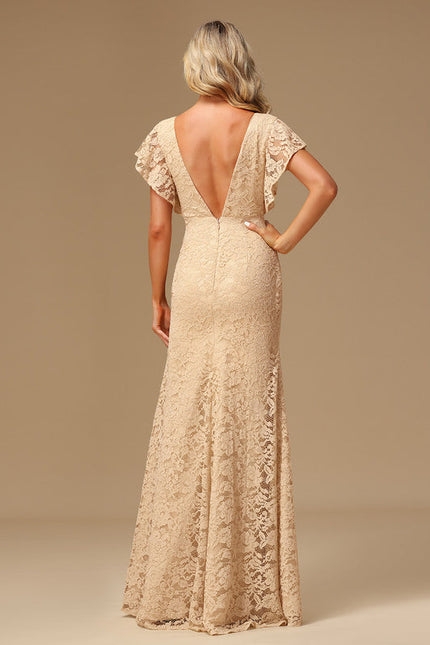 Robe Cérémonie Dentelle Lavande - gallery 5