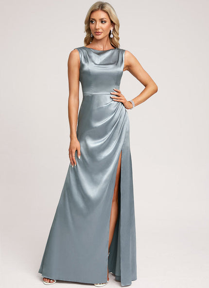Robe Cérémonie Satinée Ajourée