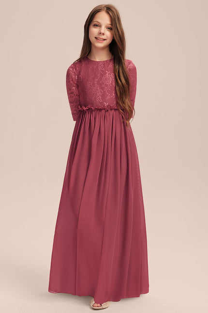 Robe Cérémonie Longue Plissée