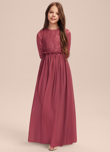 Robe Cérémonie Longue Plissée