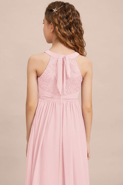 Robe Cérémonie Longue Rose Douce - gallery 3