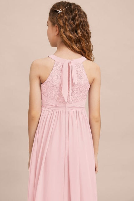 Robe Cérémonie Longue Rose Douce - gallery 3