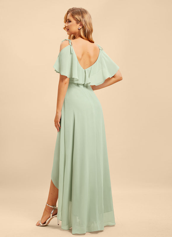 Robe Cérémonie Fluide Marine Élégante - gallery 2