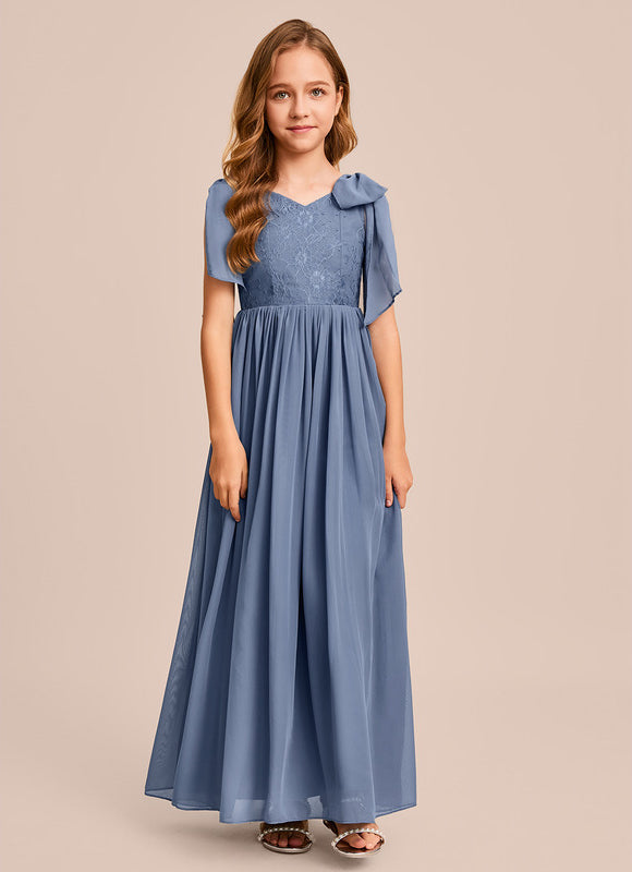 Robe Cérémonie Bleu Ciel Délicate
