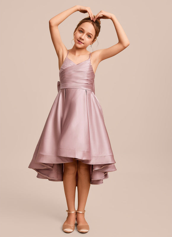 Robe Cérémonie Satinée Lueur Enfantine - gallery 2