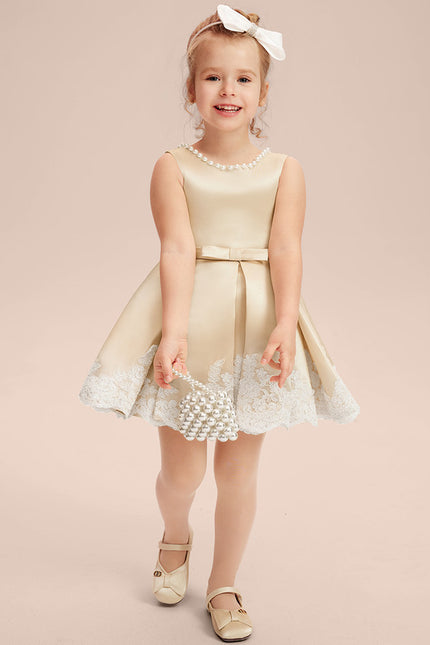 Robe Cérémonie Satinée Précieuse - gallery 1