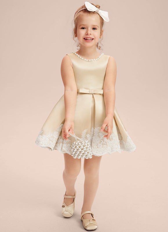 Robe Cérémonie Satinée Précieuse - gallery 1