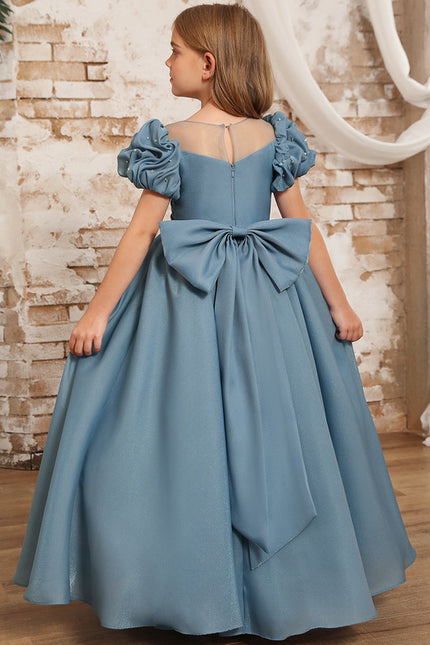 Robe Cérémonie Bleu Ciel Élégante - gallery 3