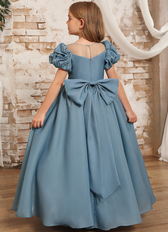 Robe Cérémonie Bleu Ciel Élégante - gallery 3