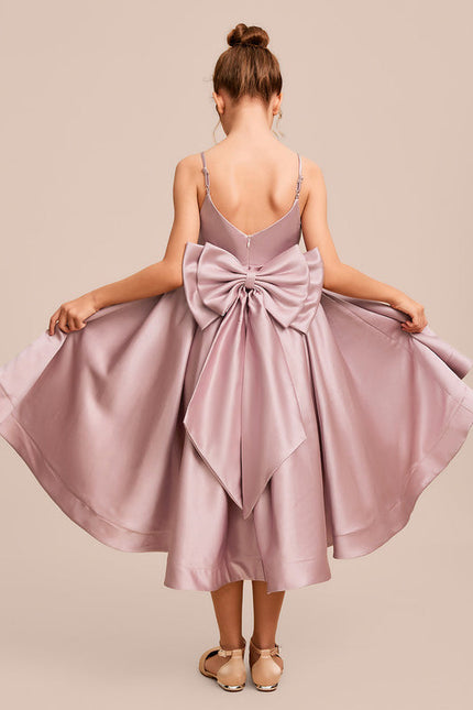 Robe Cérémonie Satinée Lueur Enfantine - gallery 5