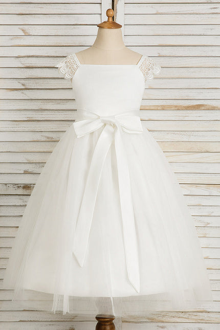 Robe Cérémonie Satin Tulle Chic - gallery 8