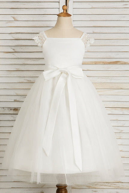 Robe Cérémonie Satin Tulle Chic - gallery 8
