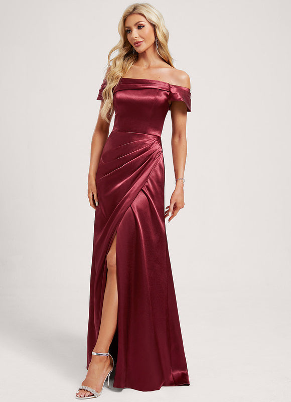 Robe Cérémonie Satin Cuivrée - gallery 2