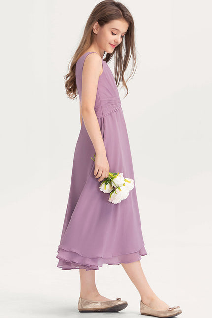 Robe Cérémonie Lavande Élégante - gallery 1