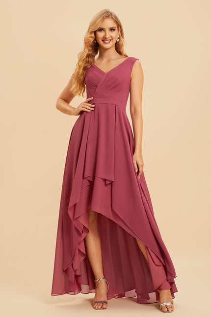 Robe Cérémonie Fluide Marine Élégante - gallery 3