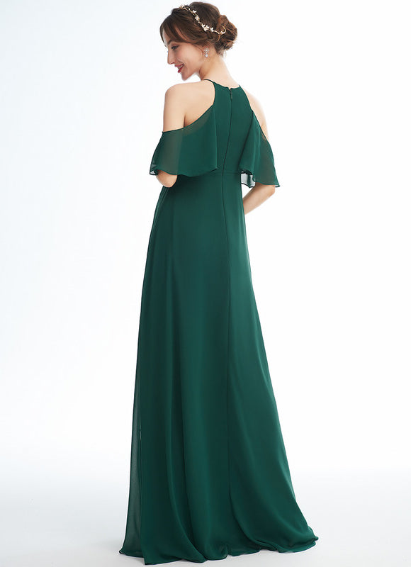 Robe Cérémonie Émeraude Flottante - gallery 2