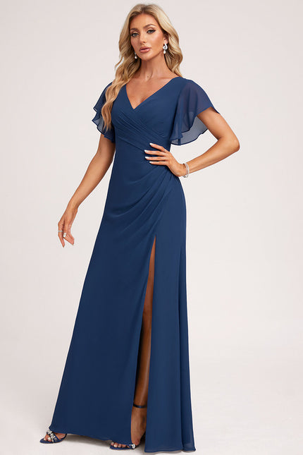 Robe Cérémonie Longue Volants Rose - gallery 2