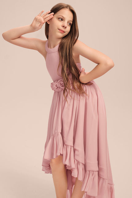 Robe Cérémonie Junior Rosée - gallery 1