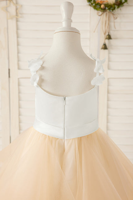 Robe Cérémonie Tulle Dorée - gallery 2