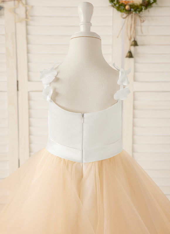 Robe Cérémonie Tulle Dorée - gallery 2
