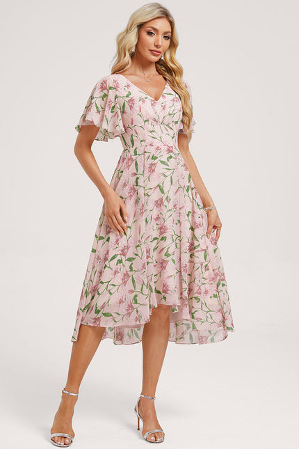 Robe Cérémonie Fluide Marine Élégante - gallery 2