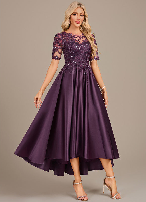 Robe Cérémonie Violette Élégante - gallery 4