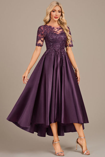 Robe Cérémonie Violette Élégante - gallery 4