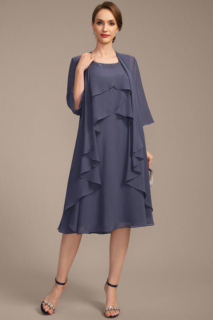 Robe Cérémonie Mousseline Fluide - gallery 1