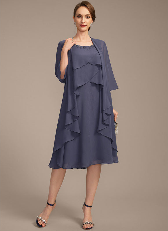 Robe Cérémonie Mousseline Fluide - gallery 1