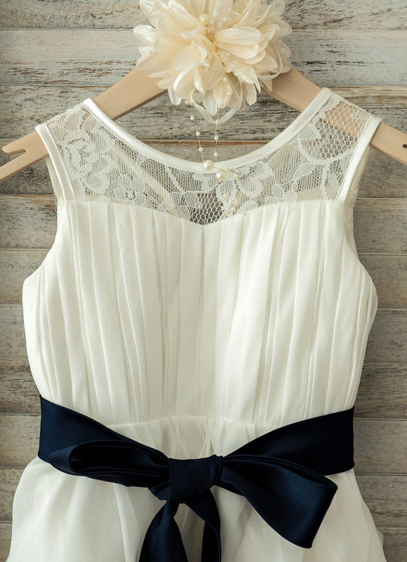 Robe Cérémonie Volants Satinée - gallery 3