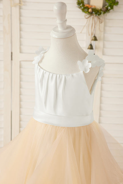 Robe Cérémonie Tulle Dorée - gallery 4