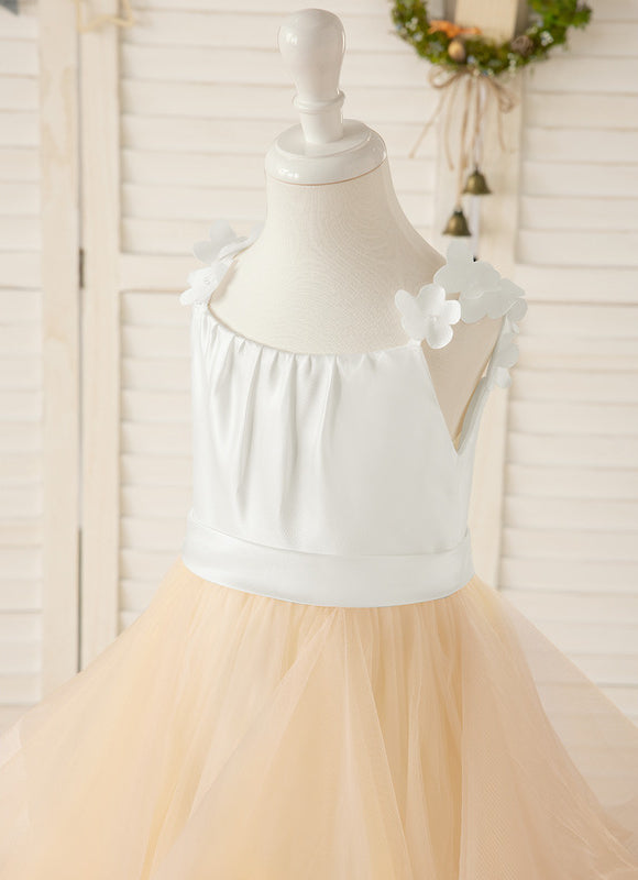 Robe Cérémonie Tulle Dorée - gallery 4