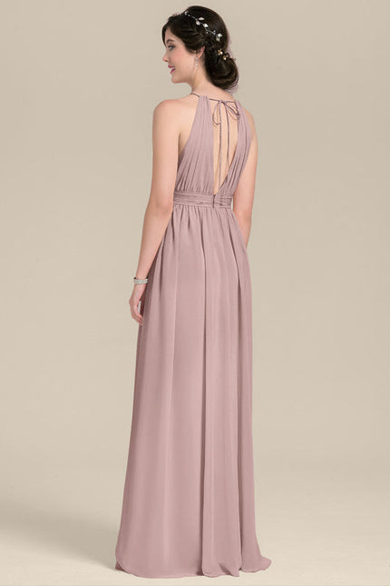 Robe Cérémonie Mousseline Longue - gallery 4