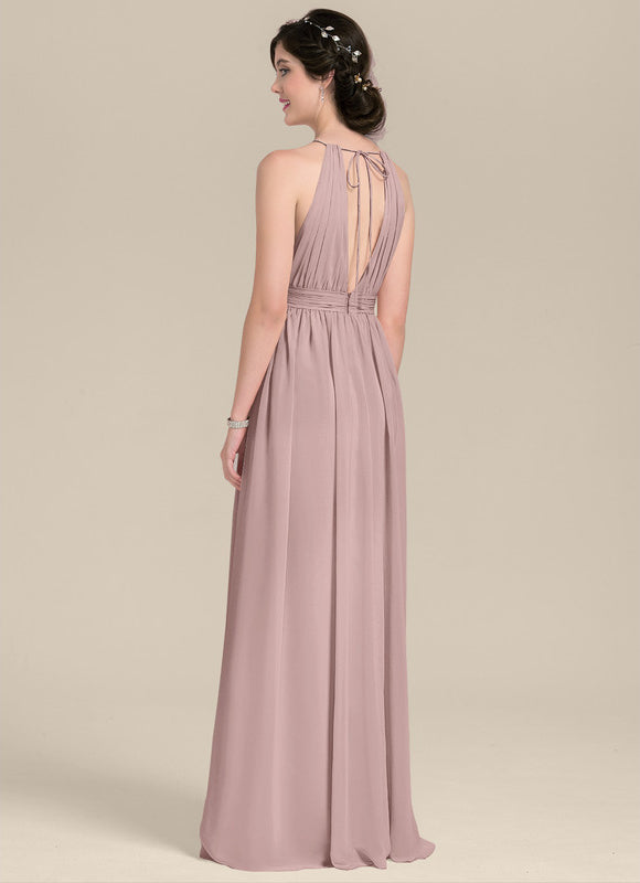 Robe Cérémonie Mousseline Longue - gallery 4