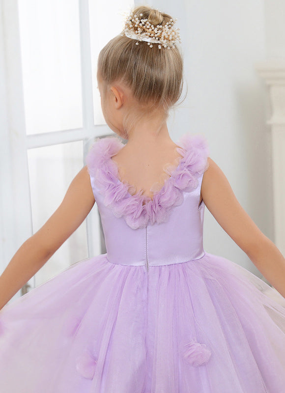Robe Cérémonie Lavande Éclatante - gallery 5