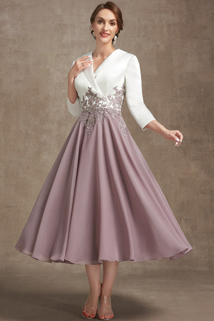 Robe Cérémonie Midi Satinée
