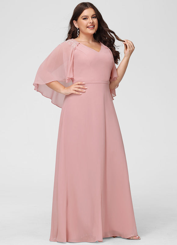 Robe Cérémonie Longue Rose Élégante - gallery 7