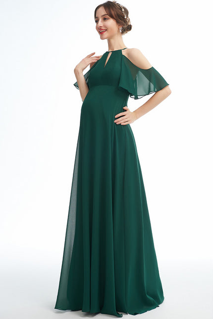 Robe Cérémonie Émeraude Flottante - gallery 1