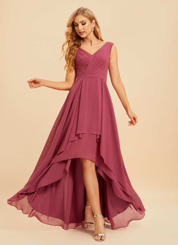 Robe Cérémonie Fluide Marine Élégante