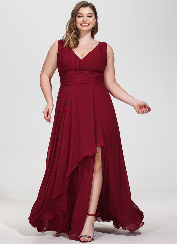 Robe Cérémonie Longue Volants Rose - gallery 7