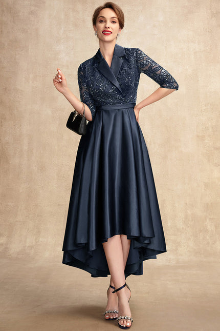 Robe Cérémonie Satinée Nuit - gallery 3