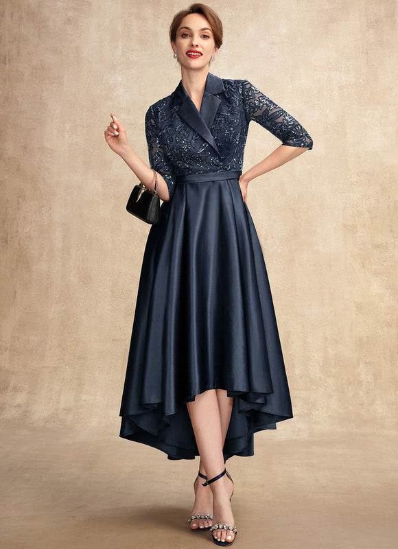 Robe Cérémonie Satinée Nuit - gallery 3