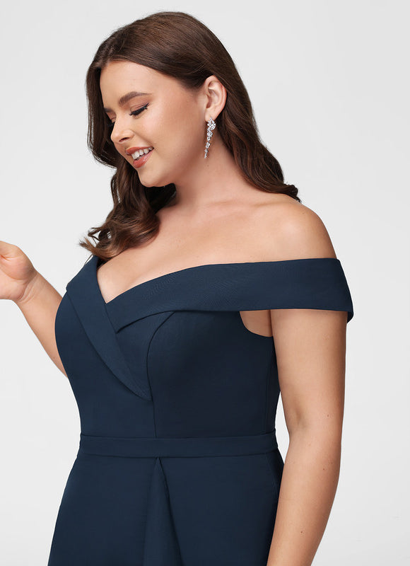 Robe Cérémonie Élégante À Décolleté - gallery 7