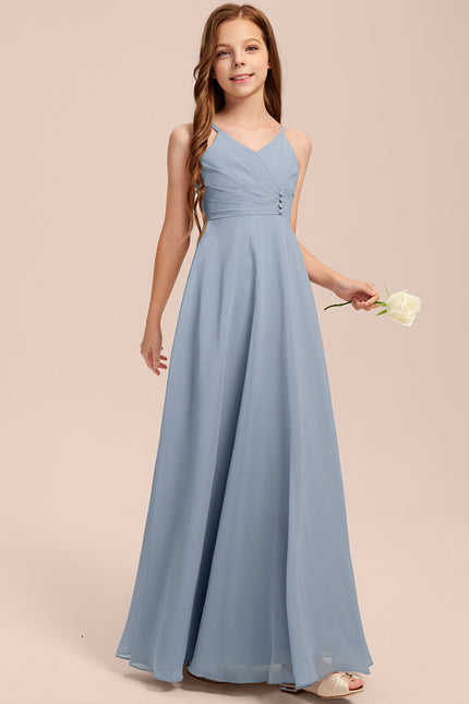 Robe Cérémonie Longue Vert Deau - gallery 5