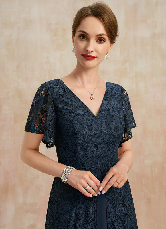 Robe Cérémonie Dentelle Marine - gallery 2