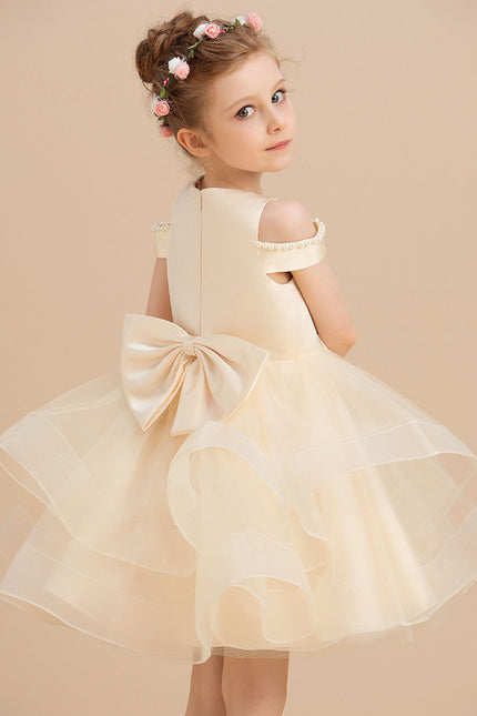 Robe Cérémonie Tulle Crème